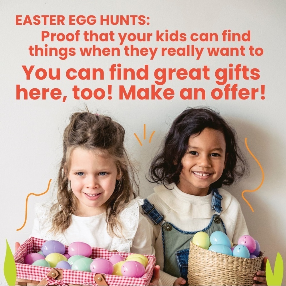 Go on a Poshmark Easter (Sping) Egg Hunt in my closet! Build a bundle & save!